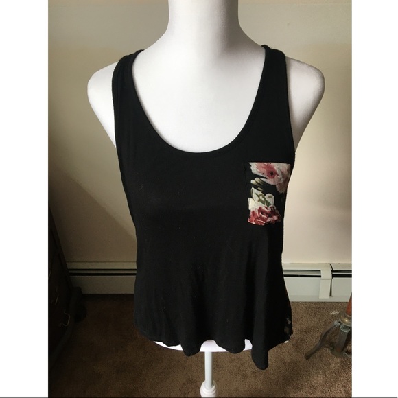 Zenana outfitters sheer floral racer back top Small - Picture 2 of 3